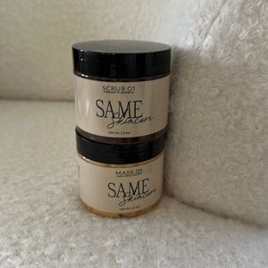 Same skincare face scrub 01 and gold mask 01 set